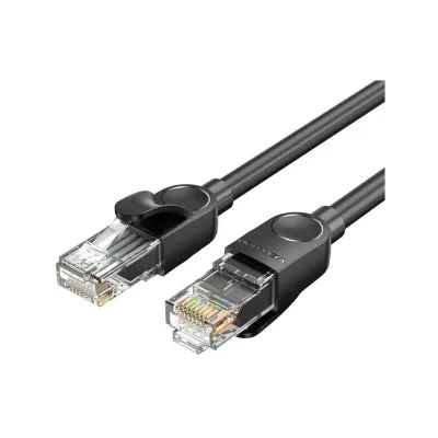Патч-корд 3м, UTP cat 6 RJ-45 black Vention (IBNBI)