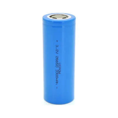 Акумулятор 26650 3300mAh, LiFePO4, FlatTop, 3.2V, Blue Vipow (IFR26650-3300mAhFT / 31075)