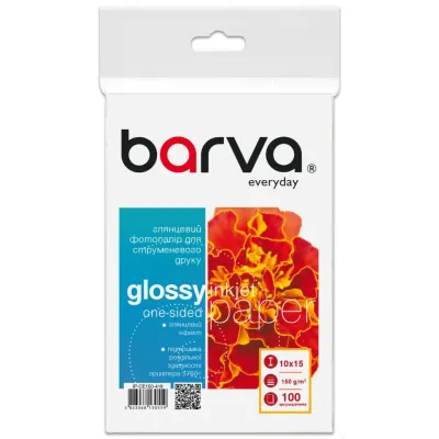 Фотопапір Barva 10x15, 150 g/m2, Everyday, Glossy, 100c (IP-CE150-419)
