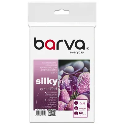 Фотопапір Barva 10x15, 270 g/m2, Everyday, Silky-glossy, 60c (IP-FE270-394)