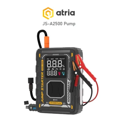 Пуско зарядний пристрій Atria 8000mAh 1000A QC18W Pump LED ліхтар (JS-A2500 Pump)