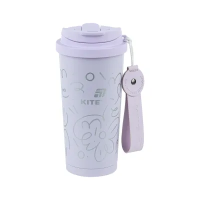 Термокружка Kite 550 мл, фіолетова (K25-1226-2)