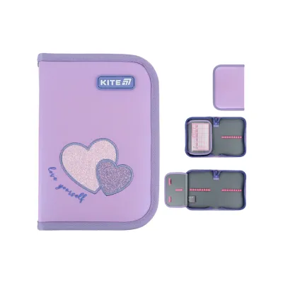 Пенал Kite 621 Sweetheart, 1 відділення, 1 відворот (K25-621-1)