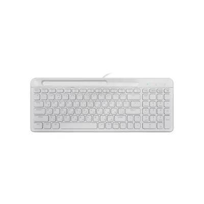Клавіатура Maxxter KB-01W-UA USB White (KB-01W-UA)
