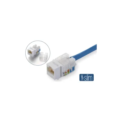 Модуль Keystone RJ45 UTP кат. 6, Slim, 110 IDC Kingda (KD-KJ2085UC6)