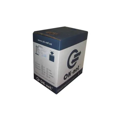 Кабель мережевий OK-Net FTP 305м cat.5e LSOH (FTP-cat.5E LSOH) (КПВонг-HFЭ-ВП (200) 4*2*0,51)