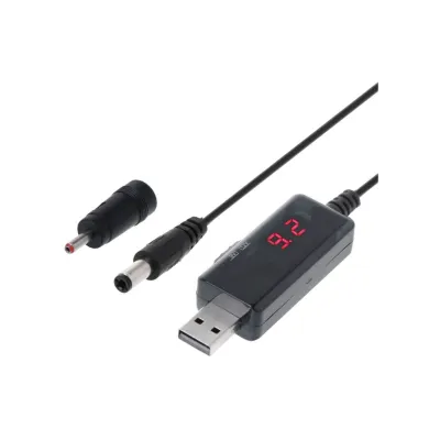 Кабель живлення USB to DC 3.5x1.35mm + 5.5x2.1mm 9V-12V Dynamode (KWS-912V)