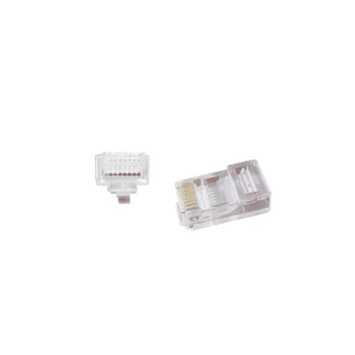 Коннектор RJ45 cat.5e UTP 8P8C (сквозное отв., позолоч. конт.) 100 шт Cablexpert (LC-PTU-01/100)