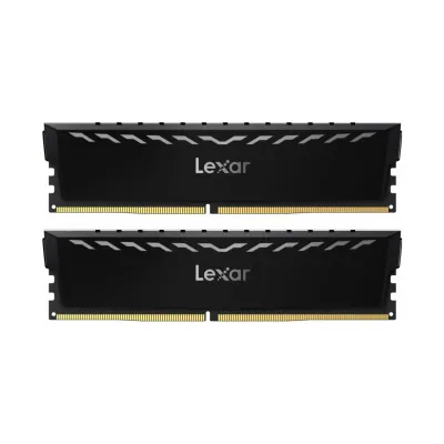 Модуль пам'яті для комп'ютера DDR4 16GB (2x8GB) 3600 MHz THOR Black Lexar (LD4U08G36C18LG-RGD)