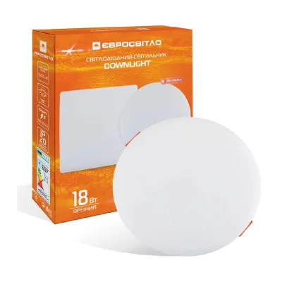 Світильник точковий Євросвітло LED-R-120-18 4200К без рамки