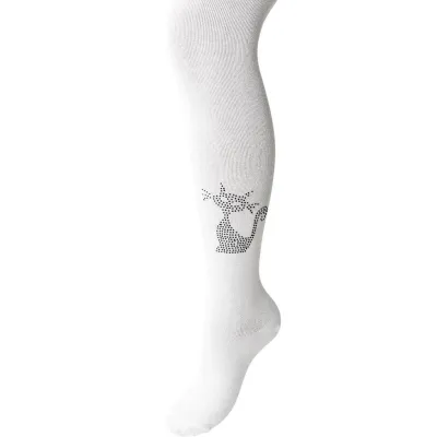 Колготки дитячі BNM з котиком (M0C0302-1121-1G-white)
