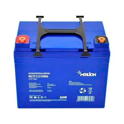 Батарея до ДБЖ Merlion MLTS12330M6 12V-33Ah (MLTS12330M6+)