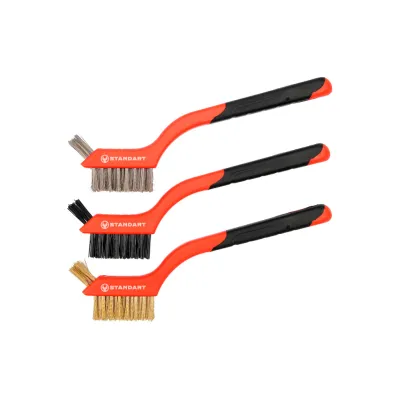Щітка по металу Стандарт 180мм (сталь, латунь, нейлон) 3 шт. (MWBS0301)