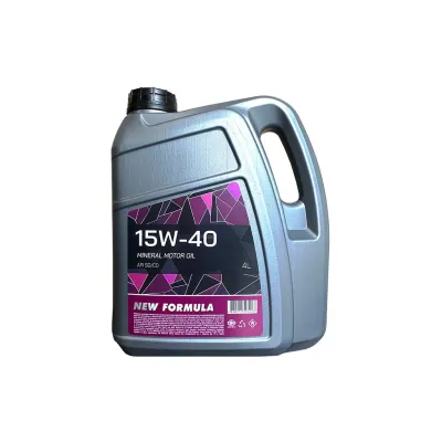 Моторна олива NEW FORMULA 15w-40 (SG/CD) кан. 4л ПЕ (3,6кг) (NF196254)