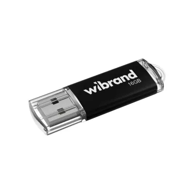 USB флеш накопичувач Wibrand 16GB Cougar Black USB 2.0 (без упаковки ОЕМ) (NL2.0/16P1B)