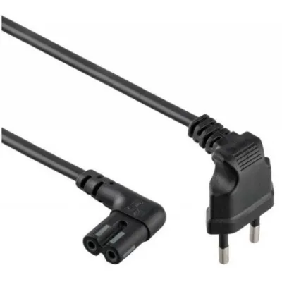 Кабель живлення C7 0.5m 0.5mm2 Merlion (PC-184/2 CEE7/16-C7 CU5)
