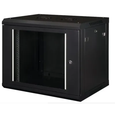 Шафа настінна Hypernet 9U 19" 600x600 ProLine (PL-WMNC66-9U-BLACK)