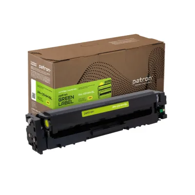 Картридж Patron Canon 054H Green Label, yellow (PN-054HYGL)