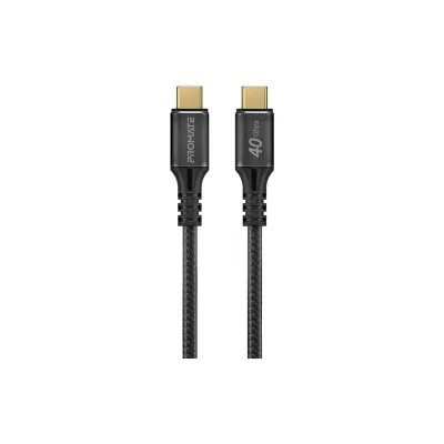 Дата кабель USB-C to USB-C 2.0m Promate (powerbolt240-2m.black)