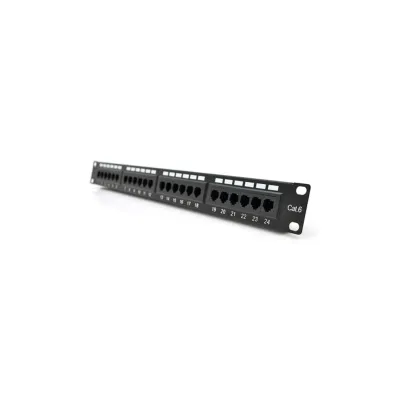 Патч-панель 19" 24хRJ-45 UTP 1U cat.6 PiPo (PP246191U)