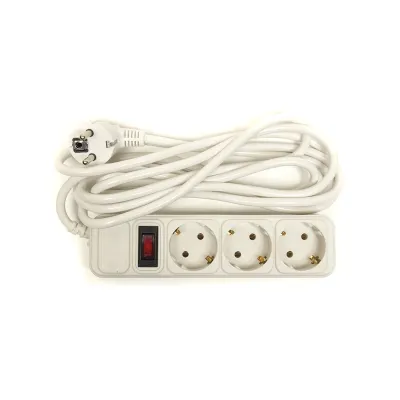 Мережевий фільтр живлення PowerPlant 3 м, 3 розетки, евростандарт (JY-1054/3) (PPSA10M30S3)