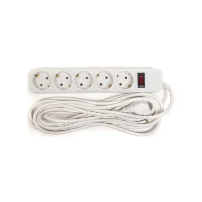 Мережевий фільтр живлення PowerPlant 5 м, 5 розеток, евростандарт (JY-1056/5) (PPSA10M50S5)