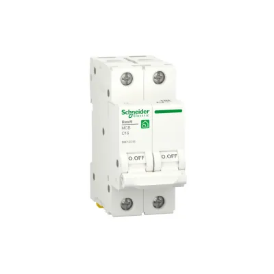 Автоматичний вимикач Schneider Electric RESI9 6kA 2P 16A C (R9F12216)