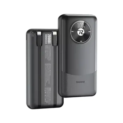 Батарея універсальна Remax 20000mAh, 22.5W, Black (RPP-38 / 45364)