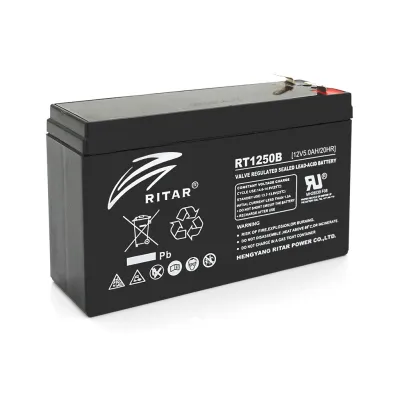 Батарея до ДБЖ Ritar AGM RT1250B, 12V-5Ah (RT1250B)
