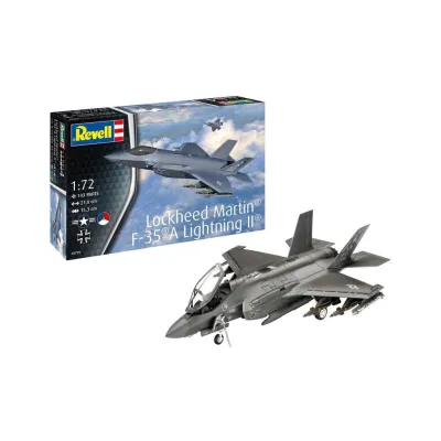 Збірна модель Revell Літак Lockheed Martin F-35A Lightning II, рівень 4, 1:72 (RVL-03799)