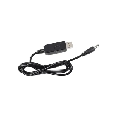 Кабель живлення USB to DC 5.5x2.1mm 12V 1.0m Value (S1016)