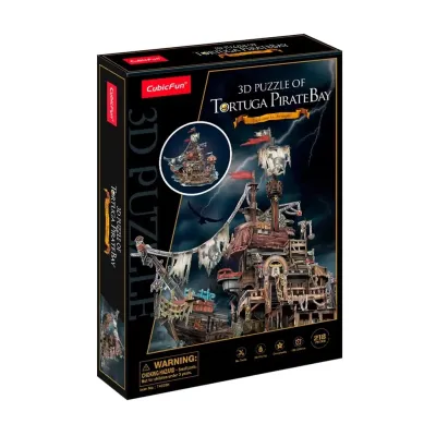 Пазл Cubic Fun 3D Пиратский корабль Тортуга (T4039h)