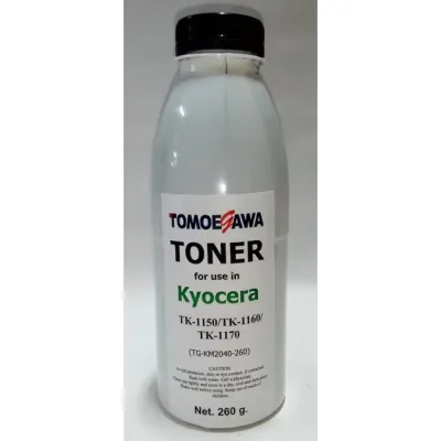 Тонер KYOCERA TK-1150/TK-1160/TK-1170, 260г Tomoegawa (TG-KM2040-260)