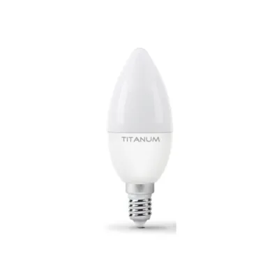 Лампочка TITANUM C37 6W E14 4100K 220V (TLС3706144)