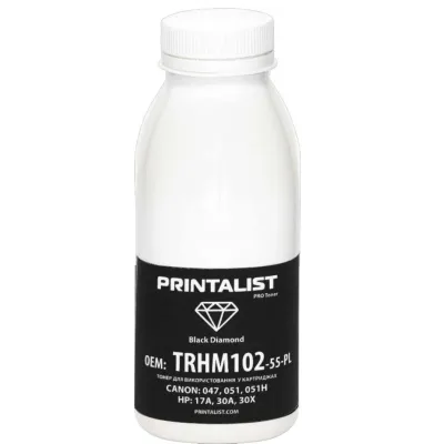 Тонер HP LJ Pro M102A/102W/130A, 55г Black Printalist (TRHM102-55-PL)