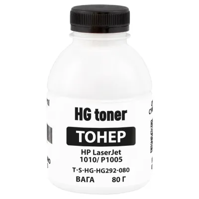 Тонер HP LJ 1010/P1005, 80 г HG (TSM-HG292-080)