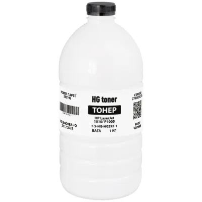 Тонер HP LJ 1010/P1005, 1 кг HG (TSM-HG292-1)