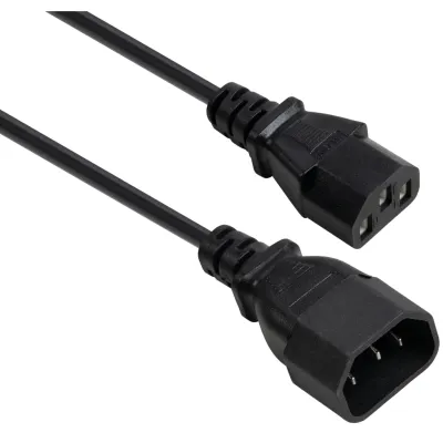 Кабель живлення C13 to C14 1.8m 0.75mm2 copper Vinga (VYPCC13141875CU)