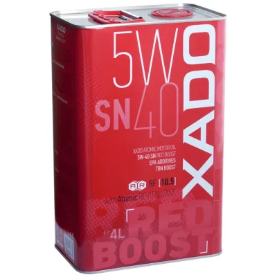 Моторна олива Xado Atomic Oil 5W-40 SN RED BOOST 4л (ХА 26269)