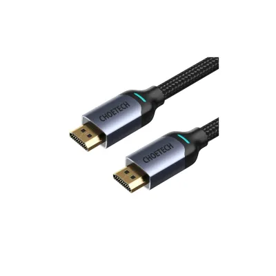 Кабель мультимедийный HDMI M to HDMI M 2.0m V2.1 8K60Hz HDR10 HLG Choetech (XHH01-BK)