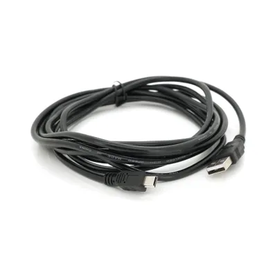 Дата кабель USB 2.0 AM to Mini 5P 3.0m black Voltronic (YT-C/AM-3MnB/5446)