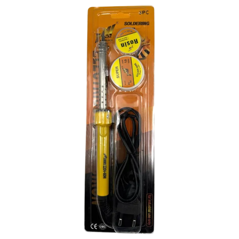 Паяльник Soldering iron 60W c тоником жалом, с припоем и канифолем