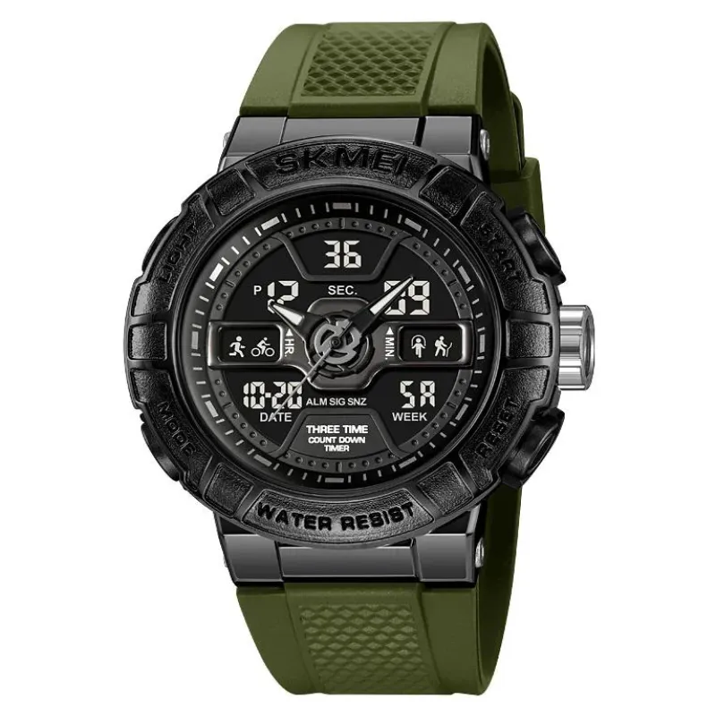 Часы наручные SKMEI 2227AG, ARMY GREEN, 11366