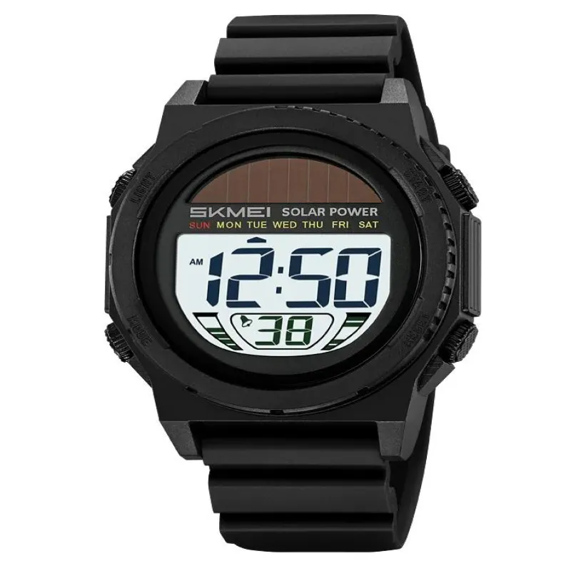 Часы наручные SKMEI 2358BKWT, BLACK-WHITE, Solar Power, 11465
