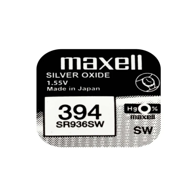 Батарейки-таблетки Maxell 394/SR936SW