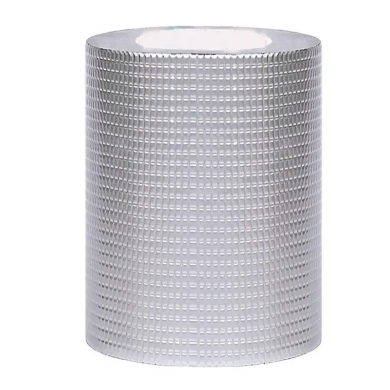 Бутилова водонепроникна стрічка з алюмінієвою фольгою 7233 (BUTYL SELF-ADHESIVE) 15 см*1.2 мм*10 мм