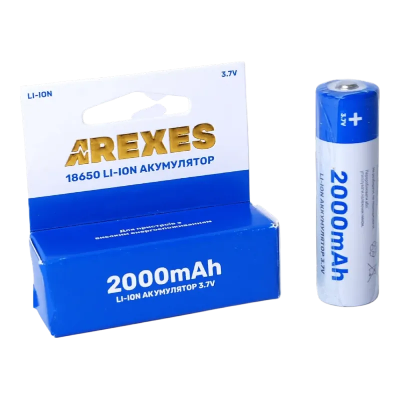 Акумулятор Arexes Li-ion 18650 3.7v 2000mah