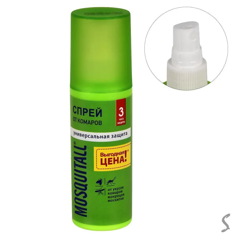 Спрей от комаров 100мл (3часа защиты) WL-2380