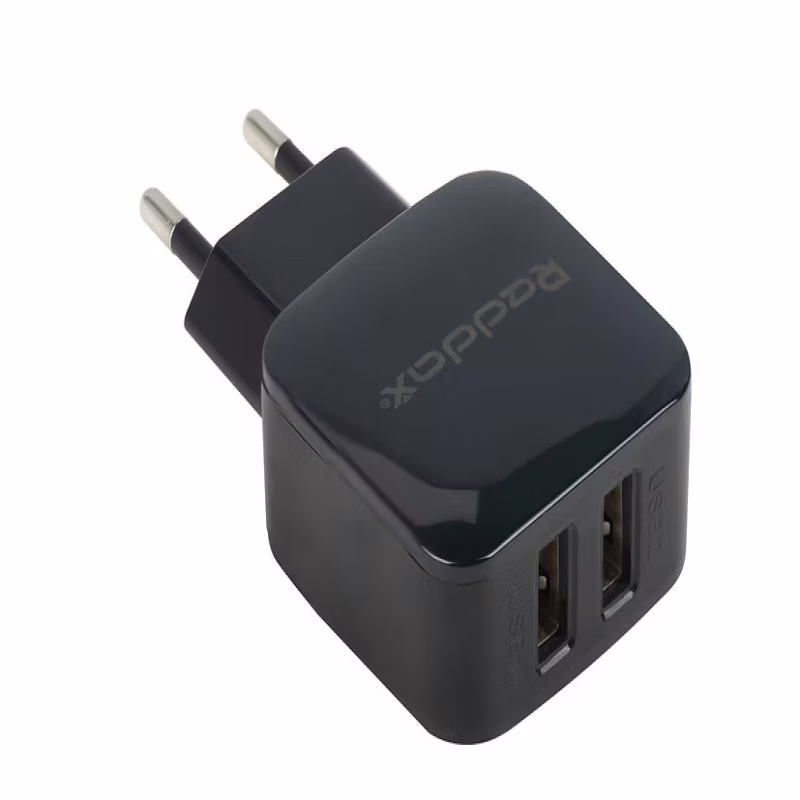 Сетевое зарядное устройство REDDAX RDX-021 Dual USB 12W (2 порта), White