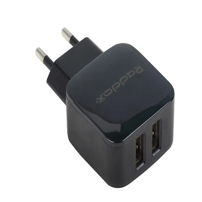 Сетевое зарядное устройство REDDAX RDX-021 Dual USB 12W (2 порта), White